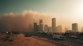 Три дня пыльные бури - погода в Астане