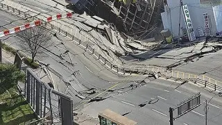 Строящееся метро обрушилось в Южной Корее