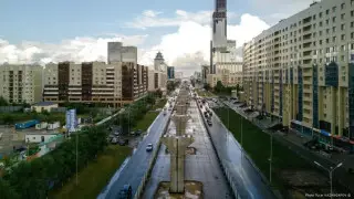 Движение по дорогам Астаны временно изменят из-за строительства LRT