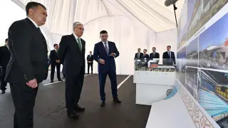 Президенту показали, как будет меняться Астана