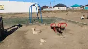 Срок в один год: жители Атырау жалуются на состояние детских площадок
