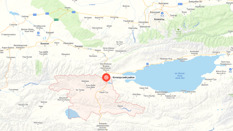 Скриншот Яндекс карты