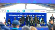 Марафон “Ұлы дала жорығы“ стартовал при поддержке партии Amanat