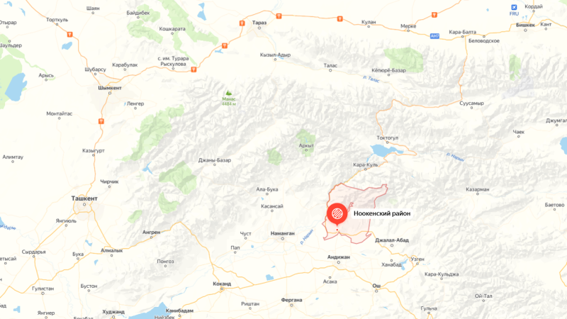 Скриншот Яндекс карты