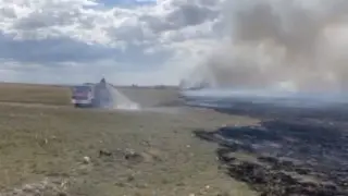 В области Абай загорелся полигон отходов: причины устанавливаются