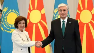 Токаев встретился с президентом Северной Македонии