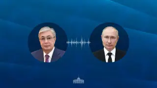 Токаев и Путин провели телефонный разговор