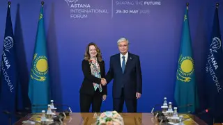 Токаев принял главу Международной организации по миграции