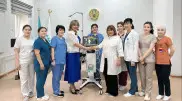 Nurbank подарил аппарат ИВЛ перинатальному центру в Алматы