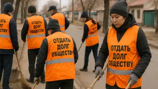 Провинившихся казахстанцев хотят заставить носить жилетку с надписью