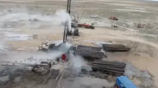Авария на месторождении в Мангистау: зафиксирован выброс газо-водяной смеси