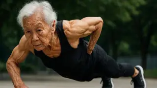 92-летняя китаянка делает 200 отжиманий: она раскрыла секрет
