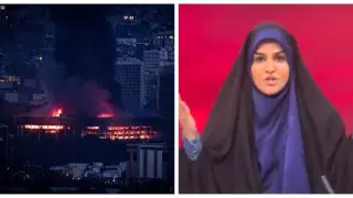 Израиль нанес удар по зданию гостелевидения Ирана во время прямого эфира