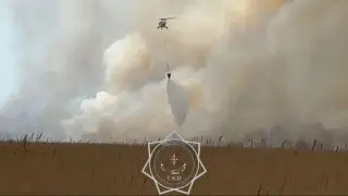 Пожар близ Атырау: тушение осложняют погодные условия и сложность местности