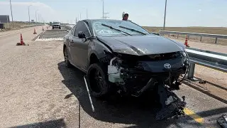 “Арматура прилетела в лобовое“: пострадавший рассказал о ДТП на трассе Караганда - Балхаш