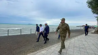 Экстренное совещание провели у озера Алаколь