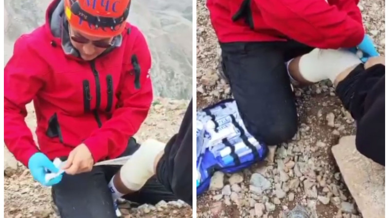 Кадры из видео: МЧС