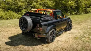 Красивое: автоателье превратило Land Rover Defender в спортивный кабриолет