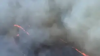 Лесной пожар в области Абай: к тушению привлекли вертолет