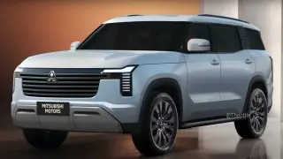 Появились изображения нового Mitsubishi Pajero