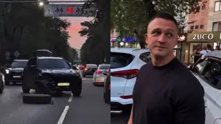 Алматинец пожертвовал своей новой BMW, чтобы спасти пешеходов