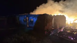 60 тонн сена сгорели в Акмолинской области