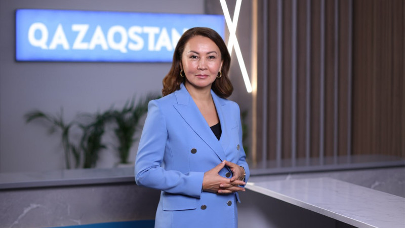 Ляззат Танысбай. Фото: t.me/qazaqstantv