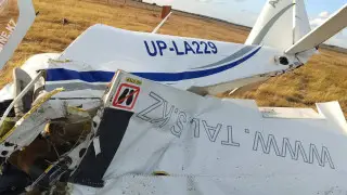 Появилось видео крушения самолета близ Астаны