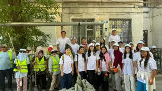 Масштабная уборка улиц прошла в Шымкенте