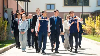 Аким Алматы посетил новую школу-интернат “Жанұя“