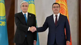 Токаев направил телеграмму президенту Кыргызстана