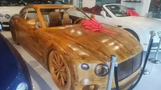 На онлайн-аукционе решили продать деревянный Bentley
