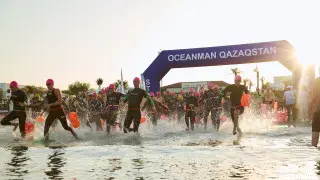 В Актау завершился международный заплыв Oceanman Qazaqstan 2025