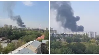 Пожар произошел в Ауэзовском районе Алматы