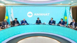 Партия Amanat выступила в поддержку Послания Президента