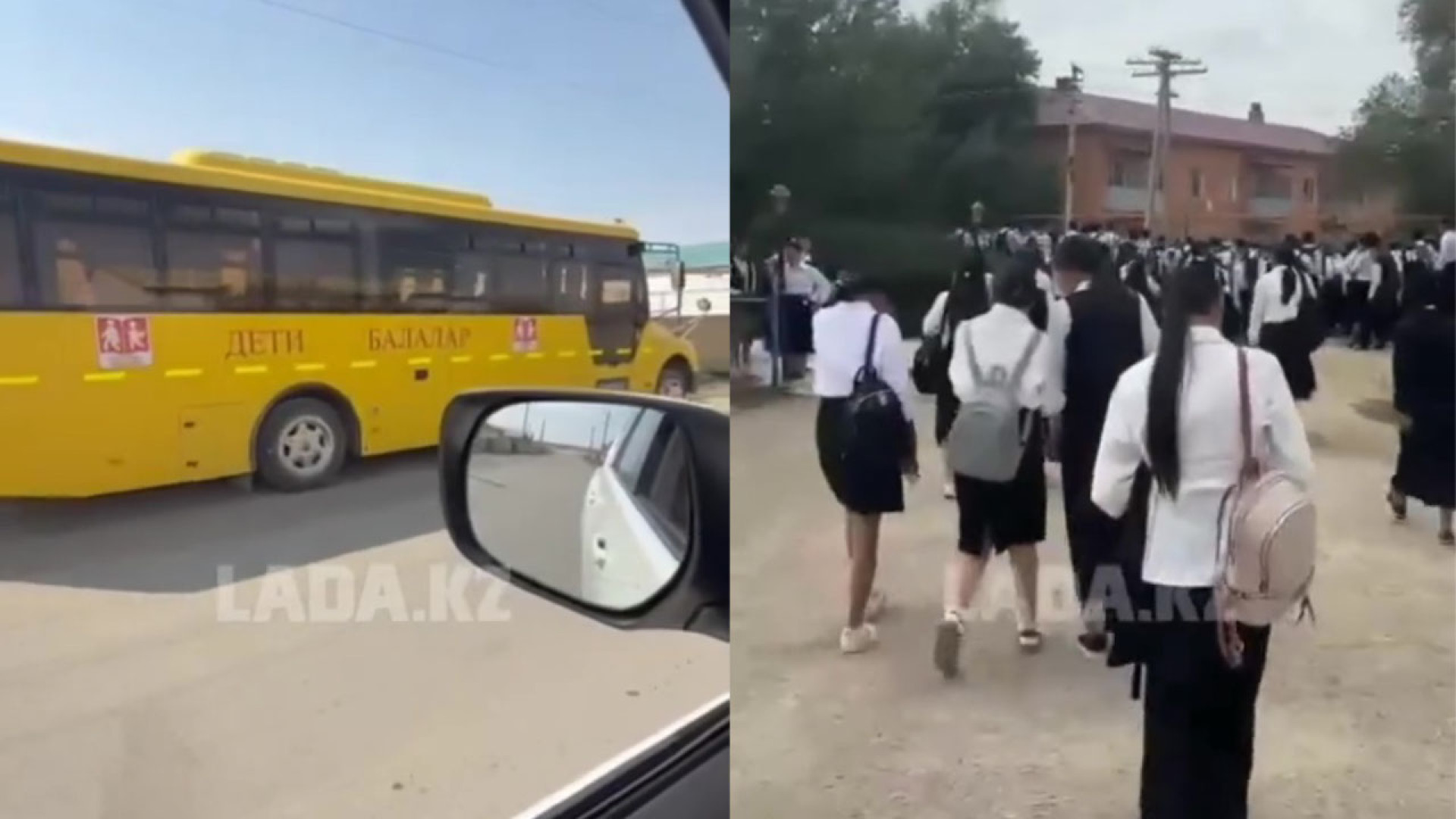 Давка и обмороки: школьники в Мангистау каждый день рискуют по дороге в школу