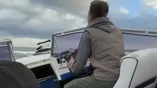 Столкновение катеров в Актау попало на видео: среди пострадавших был ребёнок