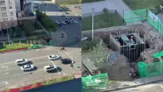 Новую стройку около станции LRT в Астане объяснили в компании