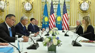 Токаев встретился в Нью-Йорке с руководством Смитсоновского института