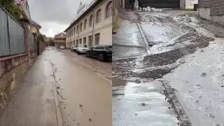 Кошмар повторяется: в Алматы снова размыло улицу, где ранее провалились 13 авто