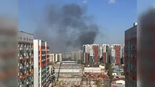 Кафе загорелось в центре Алматы