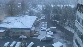 Дождь с переходом в снег: полиция предупредила водителей в Костанайской области