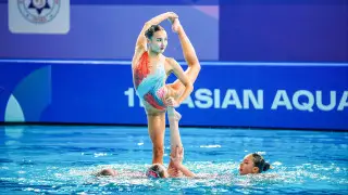Сборная Казахстана по артистическому плаванию завоевала Кубок чемпионата Азии