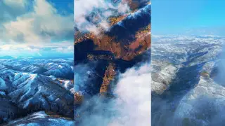 “Из осени в зиму”: казахстанец сделал необычный кадр в горах ВКО