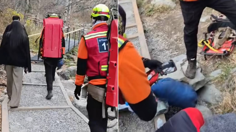 Фото из Instagram @112_almaty_rescue