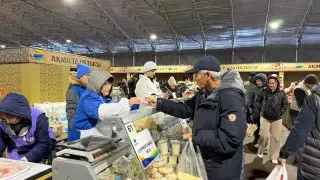 500 тонн продукции привезли акмолинские производители на ярмарку в Астану