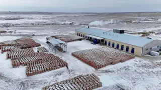 В области Абай запустили кирпичный завод