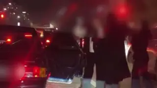 Водителя и пассажиров наказали за танцы на дороге в области Абай