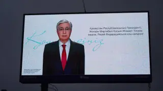 “Его Превосходительство“. Фото Токаева появились на улицах Москвы