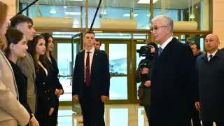 Токаев побеседовал со студентами МГИМО